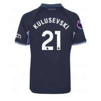 Dres Tottenham Hotspur Dejan Kulusevski #21 Gostujuci 2023-24 Kratak Rukav